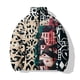 thumbnail image 3 of Chaquetas de invierno para hombre, chaqueta holgada, abrigo para hombre, ropa informal de algodón para hombre, chaqueta de algodón estampada con patrón de montaña de nieve, abrigos, 3 of 5