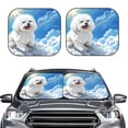 thumbnail image 2 of Fotbe Cute Cloud Bichon Frise Juego de 2 Piezas de Parasoles para Parabrisas | Bloqueador Solar para Auto | Accesorios Plegables para Protección Solar Interior-Small, 2 of 6