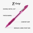 thumbnail image 3 of Zebra Z-Grip Retractable Ballpoint 1.0mm Fashion Assorted 18Pk, 3 of 6