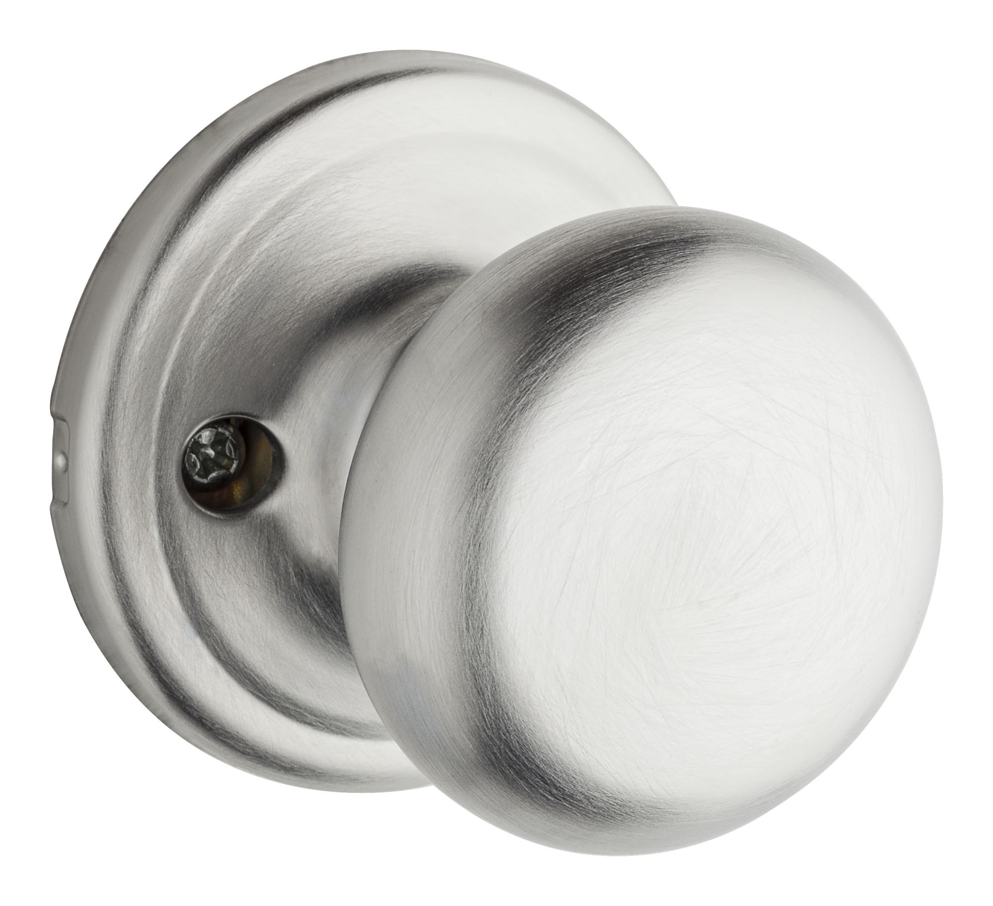 KWIKSET 788H 26D Knob Lockset,Satin Chrome,Hancock Style