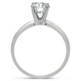 thumbnail image 3 of SuperJeweler 1 Carat Diamond Solitaire Engagement Ring in 14K White Gold for Women, 3 of 5