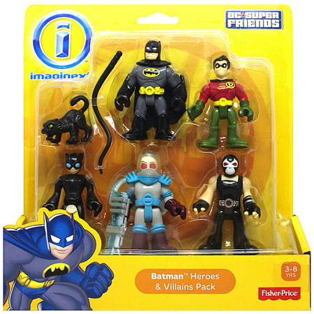Batman Heroes & Villains DC Super Friends Imaginext Figures 2.5
