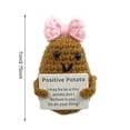 thumbnail image 4 of Patata Positiva Divertida Con Tarjeta Mini Abrazo Patatas Bolsillo para Del (Pareja), 4 of 4