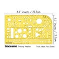 thumbnail image 4 of Traceease Electrical Drafting Electrical Symbols Template Drawing Stencil,Designing Template Measuring Ruler, 4 of 4