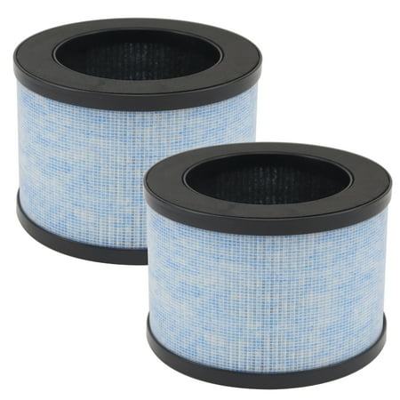 

H13 Premium True HEPA Filter DH-JH01 Upgrade HEPA Filter Replacement for AROEVE MK01 MK06 Pomoron and KLOUDI DH-JH01 Intelabe EPI080/EP1080 & Elechomes EPI081/EP1081 2 Pack