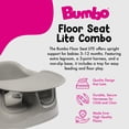 thumbnail image 2 of Bumbo Plastic Floor Seat Lite Baby Chair with Removable Tray for 3-12 Months, Breige, 2 of 12