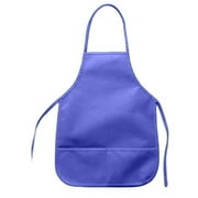 Yannee 1Pc Children's Artists Fabric Aprons - Kitchen, Classroom, Community Event, Crafts & Art Painting Activity Blue
