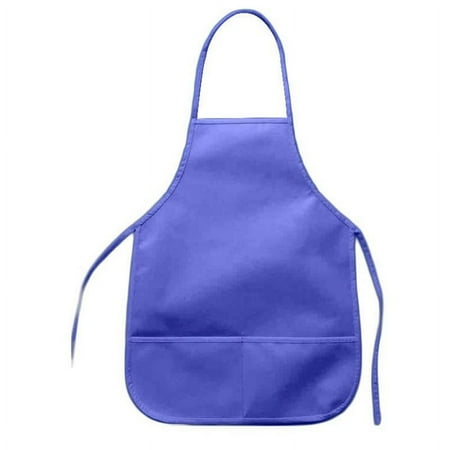 Yannee 1Pc Children's Artists Fabric Aprons - Kitchen, Classroom, Community Event, Crafts & Art Painting Activity Blue
