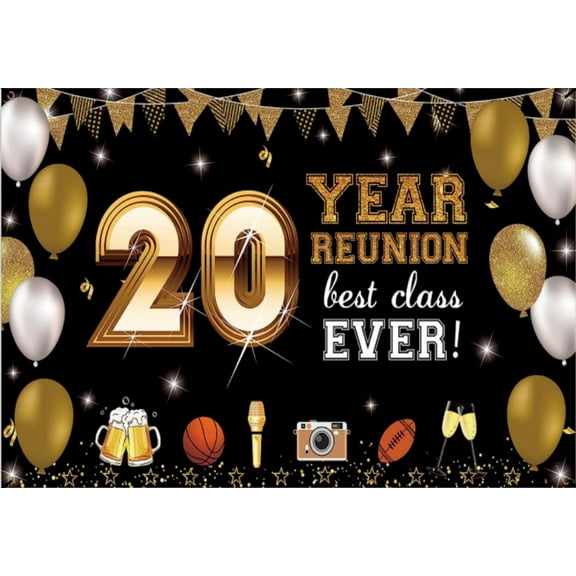 Happy 20th Birthday Party Neno Glow in The Dark Backdrop Banner rations Her Women Him Graffiti Splash Paint Indoor Outdoor