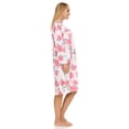 thumbnail image 4 of Lati Fashion Women Long Sleeve Flannel Soft Nightgown & Sleepshirts, Regular and Plus Size, 4 of 4