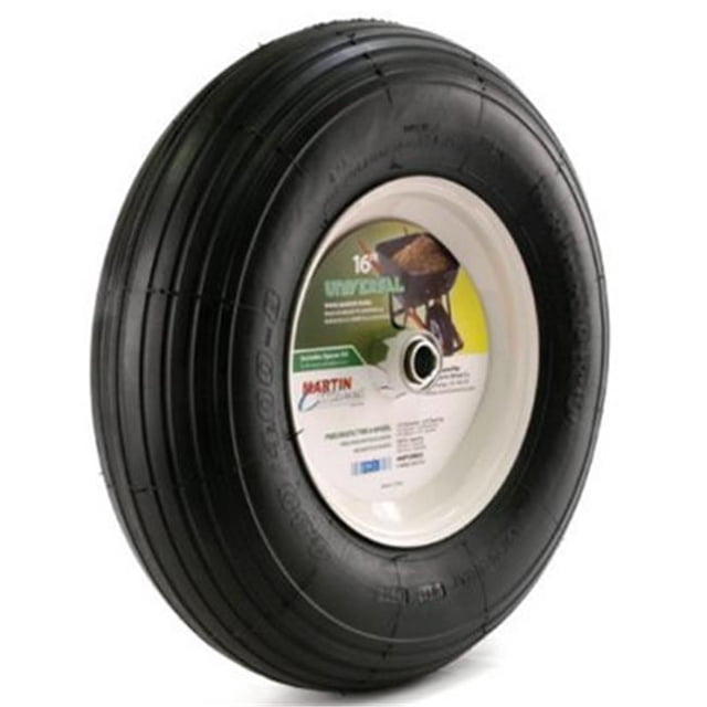 Martin Wheel 406TTRIB32 0.63 in. Ball Bearing Rib Tire with Hub