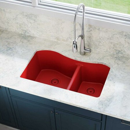 Elkay Quartz Luxe 33'' L x 20'' W Double Basin Undermount Kitchen Sink