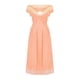 thumbnail image 4 of Vestido largo formal de color sólido con cuello en V y un hombro para fiesta suelta a la moda para mujer Pompotops  ghjkhdj17948, 4 of 9