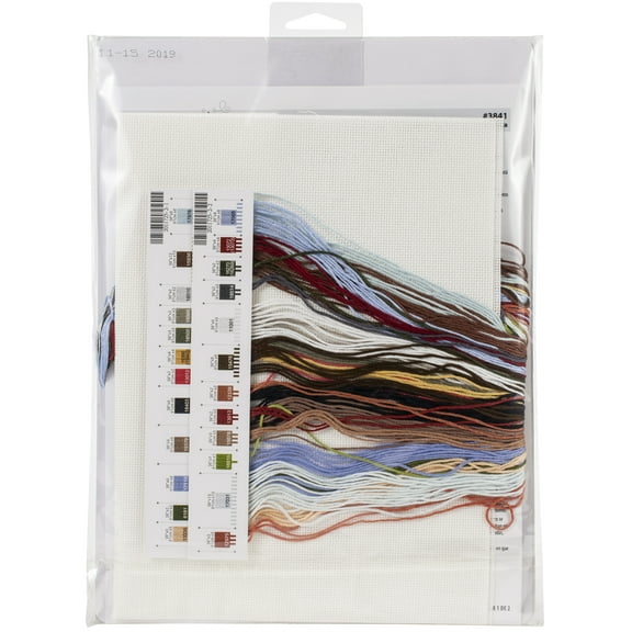 Dimensions Counted Cross Stitch Kit 18"X5.75"-Scenic Farm (18 Count)