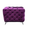 thumbnail image 3 of Bowery Hill Transitional / Modern Loveseat in Purple Fabric Finish, 3 of 4