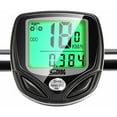 thumbnail image 1 of Velocímetro de bicicleta, ordenador de bicicleta, velocímetro inalámbrico, retroiluminación LCD, ordenador de bicicleta multifuncional, odómetro de bicicleta impermeable, negro WHWY, 1 of 5