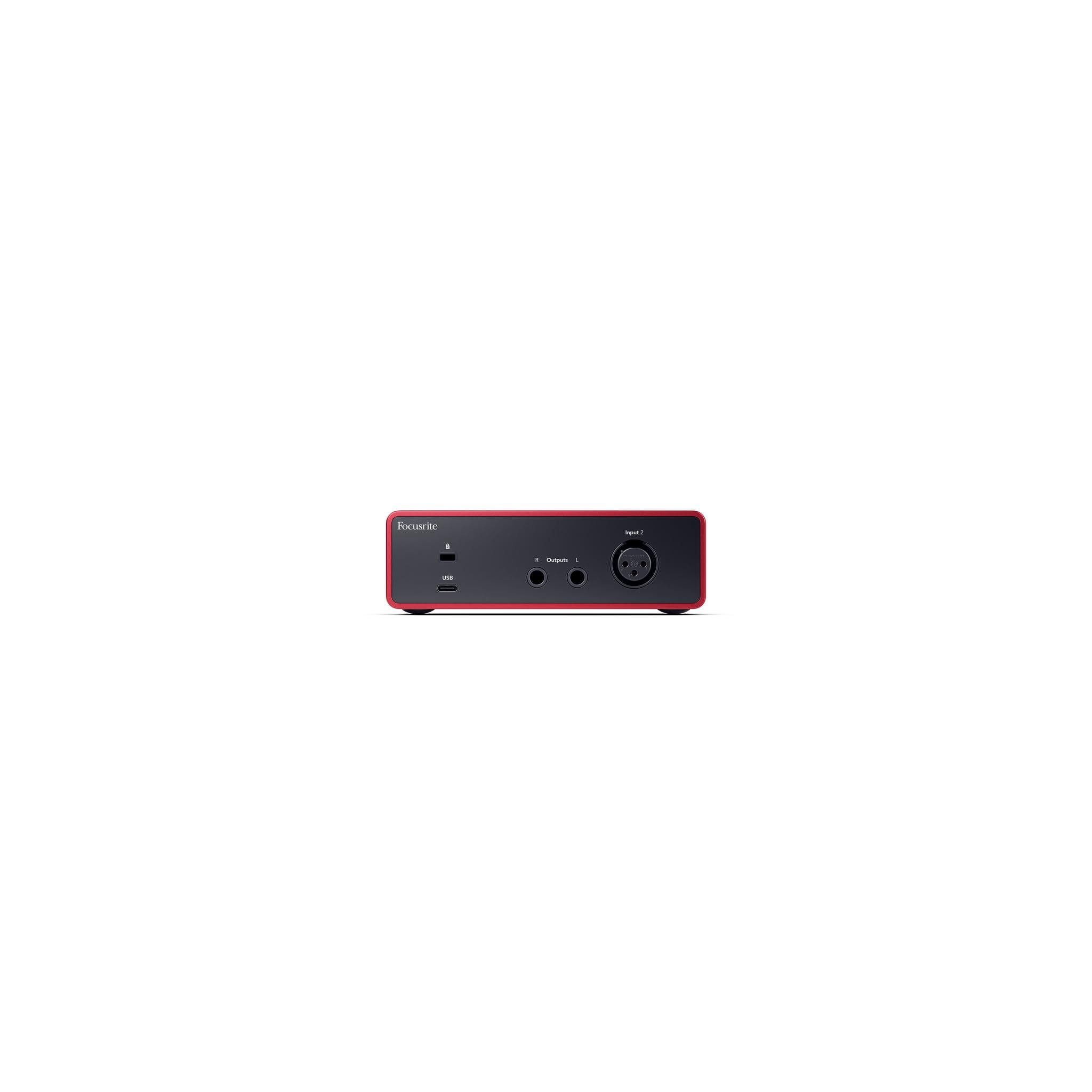 Focusrite Scarlett Solo 4th Gen USB-C Audio Interface Bundle with CM25 MkIII Mic & More