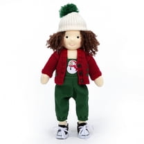 BlissfulPixie Waldorf Doll Handmade Rag Doll - Personalized Collectors Plush Doll for Kids Birthday Present with Beautiful Present Box-Daniel 12"