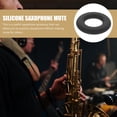 thumbnail image 1 of unbranded Silicone Saxophone Mute Negro Accesorio Para Control De Sonido Y Silenciosa, 1 of 7