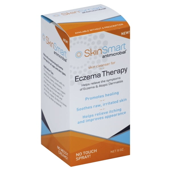 SkinSmart Antimicrobial Eczema Therapy, 8 oz. Clear Spray. No steroids