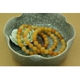 thumbnail image 4 of Natural Multicolor Yellow Jade Gemstone 8mm Round Beads Stretch Bracelet 7" Unisex, 4 of 4