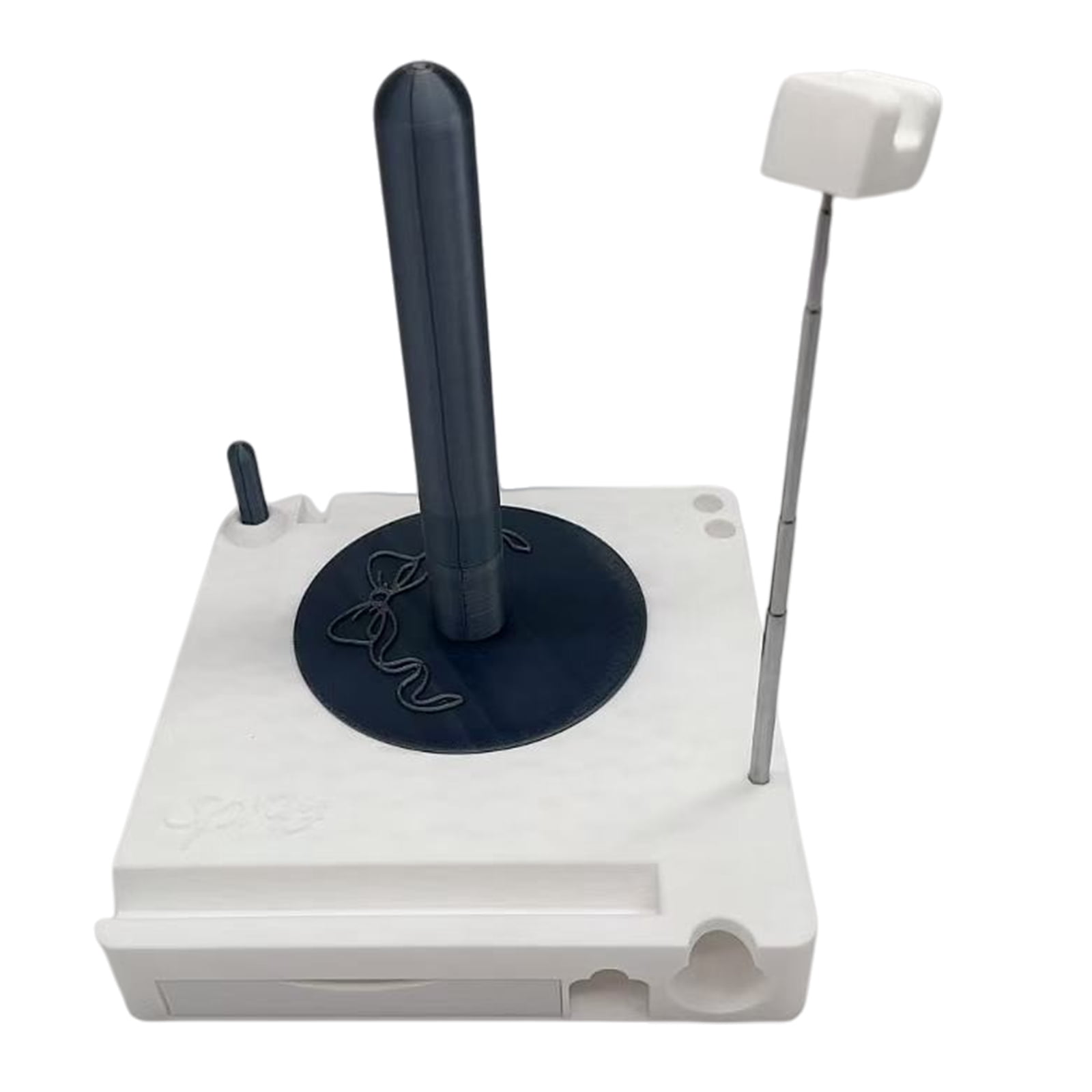 Yarn Winder, Electric Yarn Ball Winder for Crocheting, Crochet Caddy with Phone Stand, Compact Yarn Cake Winder with Strong Tension Stepless Speed, Automatic Yarn Spinner Wool Winder