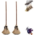 thumbnail image 2 of 43.5Inch Talll Touch Activation Witch Broom Plastic Moving Witch Broom Stick Decoration Moving Witch Broom 43.5Inch for Front Garden Yard Porch, 2 of 10