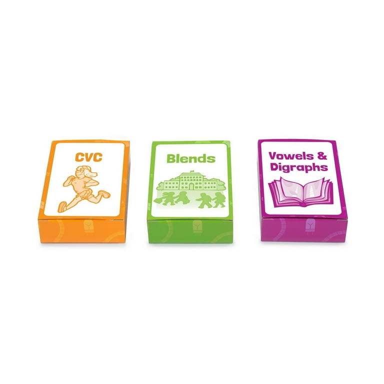 Junior Learning Decoding Flashcards, 162 Cards, Ages 5+, Language