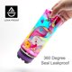 thumbnail image 5 of Homtune Linda Botella De Agua Con Pajita Para Niños De La Escuela, Niñas, Sin Bpa, Tritan, A Prueba De Fugas, Fácil De Limpiar Y Asa De Transporte, 23 Oz/680 Ml, Unicornio, 5 of 5