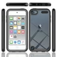 thumbnail image 6 of Compatible with iPod Touch 7th/6th/5th Generation Case, Dustproof Shockproof Case with Built-in Screen Protector, Bumper Frame Heavy Duty Full Body Protective Cover,Black, 6 of 6