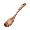 thumbnail image 1 of Cuchara de madera, tenedor de madera, madera maciza, cuchara doméstica, cuchara para arroz, cuchara pequeña para cocinar, tenedor para mezclar., 1 of 6