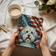 thumbnail image 3 of Patriotic Havanese Stained Glass Portrait American Flag Spiral Bound Journal Havanese Dog Lover Gifts Idea 5x7in Spiral Notebook - 01010, 3 of 5