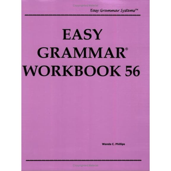 Pre-Owned Easy Grammar Workbook 56, Level 1 (Easy Grammar Systems) (Paperback) 0936981121 9780936981123