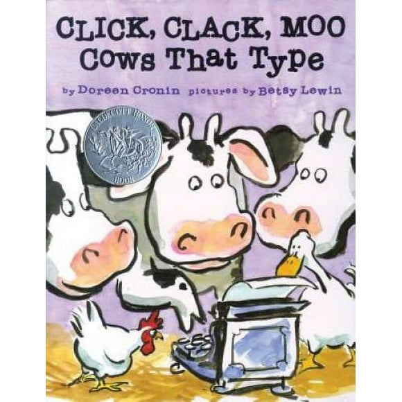 Pre-Owned Click, Clack, Moo: Cows That Type (Hardcover 9780689832130) by Doreen Cronin