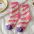 thumbnail image 4 of Tittly Ankle Socks Socks for Women Womens Fuzzy Socks Slipper Winter Comfy Cozy Socks Cabin Warm Home Socks，Christmas Candy Socks Slouch Socks Cute Socks C One Size, 4 of 4