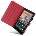 thumbnail image 5 of Dteck Case for All-New Fire HD 10 Tablet (9th/7th/5th Generation, 2015/2017/2019 Release) - Slim PU Leather Folio Stand Smart Cover with Auto Wake/Sleep for Amazon Fire HD 10.1 inch, Red, 5 of 8