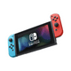 thumbnail image 2 of Nintendo Switch 32GB Gaming Console Bundle (Refurbished) with Blue & Pink Joy-Con Controllers + Super Smash Bros. Game & Dock, 2 of 7