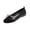 Black, variant on Womens Khaki Bow Flats, Comfortable Memory Foam Ballet Flats for Women, Slip-On Round Toe Casual Work Shoes with Non-Slip Sole,Size 5.5