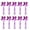 Style 2, variant on 10pcs Vibrant Cheerleader Keychain Set Fashionable Keyring Gift for Teen Girls