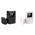 thumbnail image 2 of Inteprter Cámara de timbre inalámbrica con integración de hogar inteligente, sin necesidad de taladrar, captura automática Cerraduras de hardware negro, 2 of 3