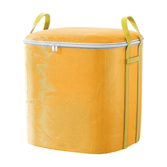 Matoen Heavy Duty Storage Bag with Reinforced Handles - Extra Large Thickened Travel & Moving Bag, Double Zipper for Clothes/Quilt, Space-Saving Packing Solution