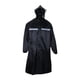 thumbnail image 4 of Capa impermeable con capucha, portátil, ligera, resistente al agua, reutilizable. Negro, 4 of 9