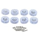 thumbnail image 2 of Paquete de 8 almohadillas para muebles, pies de muebles, deslizadores deslizantes, de alfombras para silla, , sofá, sofá Adhesivo redondo de 30 mm, 2 of 7