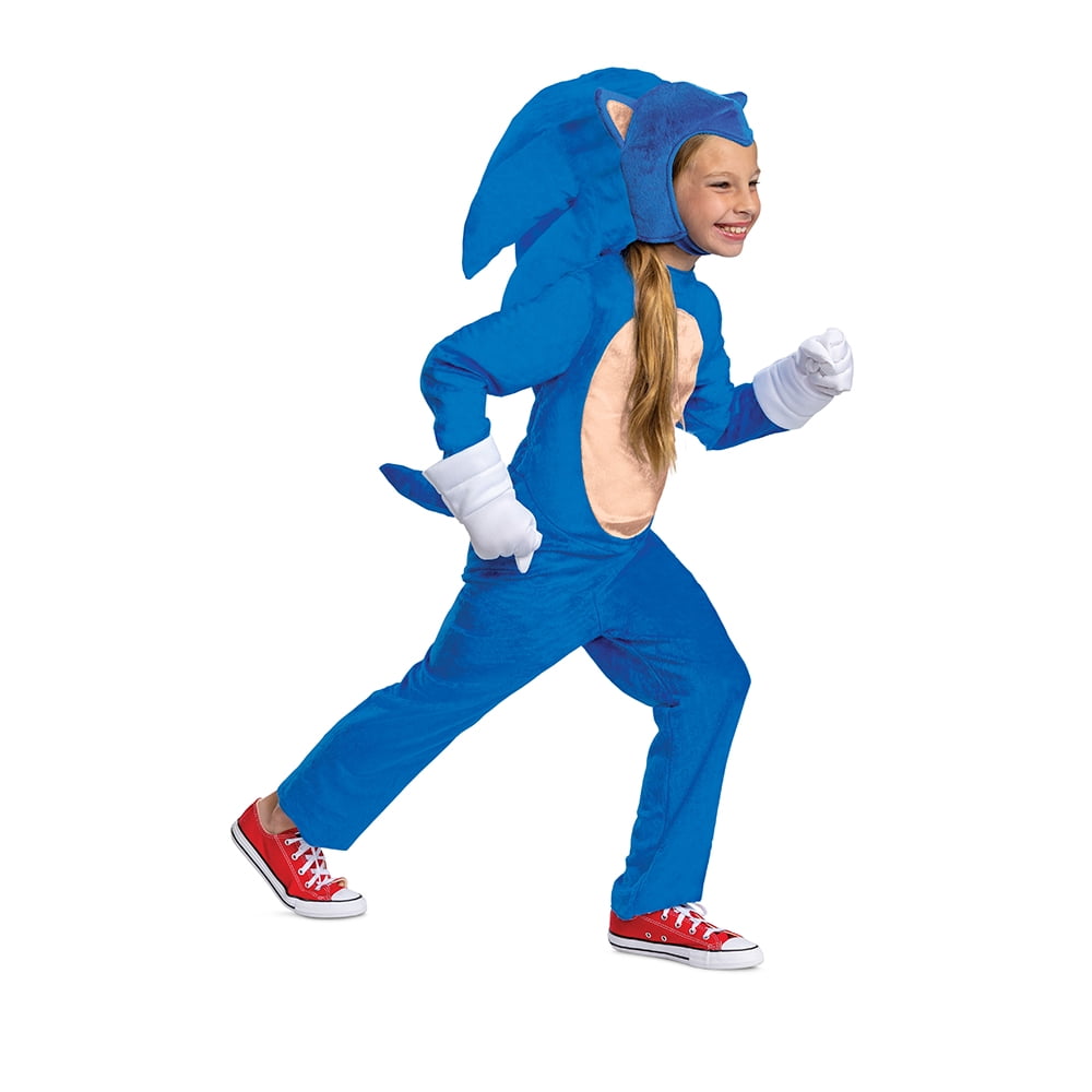 Sega Sonic Movie 3 Sonic Halloween Costume for Children, Boys Size M (8), by Disguise