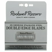 Rockwell Razors Double Edge Blades Double Edge Razor Blades, 20 Ct