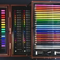 thumbnail image 6 of Art 101 Deluxe Multifunctional Art Set / Kit with 168 Pieces in a Wood Case for Children to Adults, 6 of 10