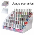thumbnail image 1 of POINTERTECK 5 Tier Nail Polish Rack Acrylic Nail Polish Organizer Cosmetic Stand Display Rack Holder  Holds Up to 45 Bottles in Standard, 1 of 7