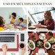 thumbnail image 5 of Manteles Individuales para Mesa, 6 Pcs Tapetes para Mesa de Comedor y 6 Pcs Posavasos, Antideslizante y Resistente al Calor, Manteles para Mesa para Restaurante, Cocina, Hotel, Hogar, Festival, 5 of 7