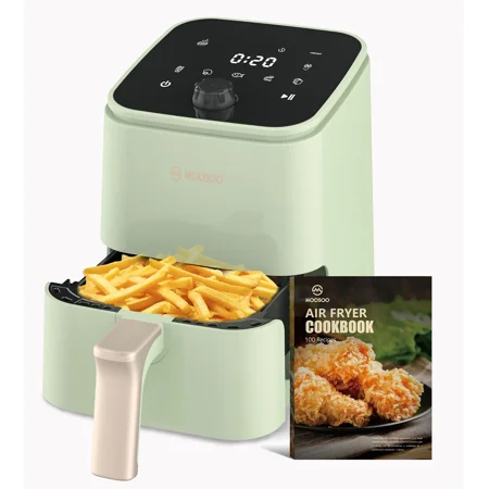 

MOOSOO Air Fryer Mini Air Fryer Compact Size 2Qt Personal Air Fryer with Digital Touchscreen