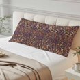 thumbnail image 4 of Botanical Birds Long Body Pillow Covers, Art Abstract Leaves Purple Soft Breathable Throw Pillow Cases with Invisible Zipper, Decorative Pillowcase Pillows Protectors for Sofa Bed Couch 20"x60", 4 of 9